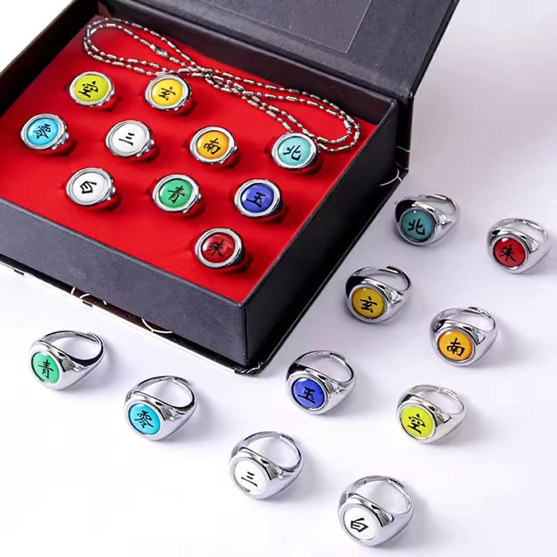 Anillos Ninja - Caja con 10 anillos