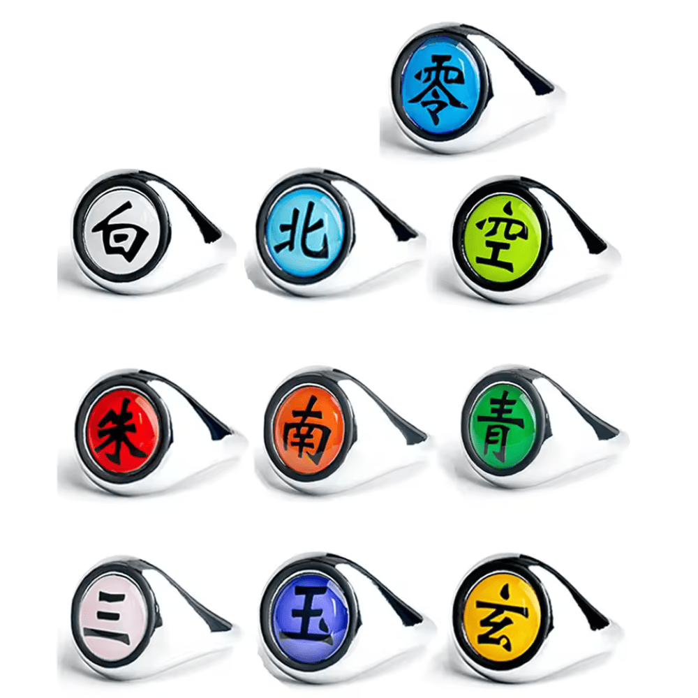 Anillos Ninja - Caja con 10 anillos