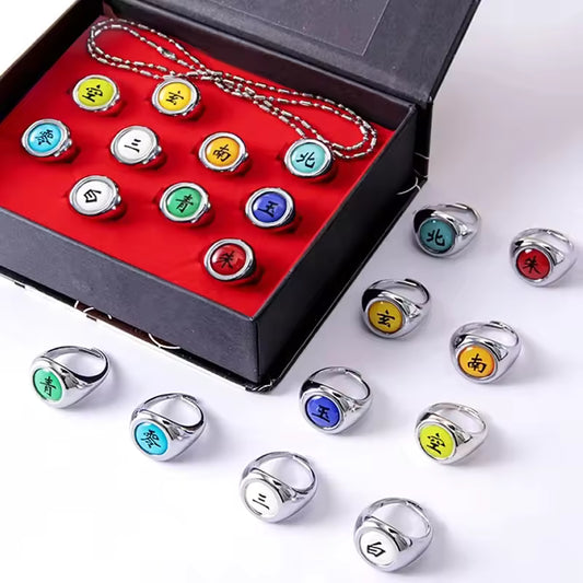 Anillos Ninja - Caja con 10 anillos