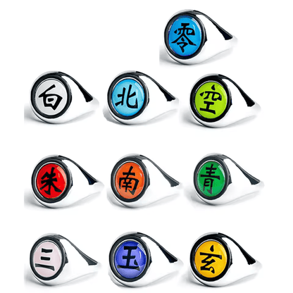 Anillos Ninja - Caja con 10 anillos